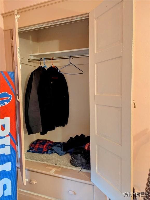 view of closet