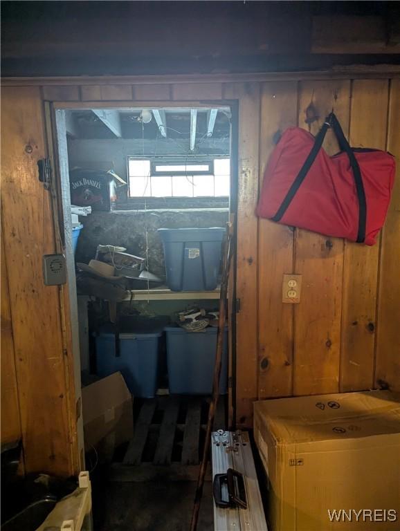 view of storage room