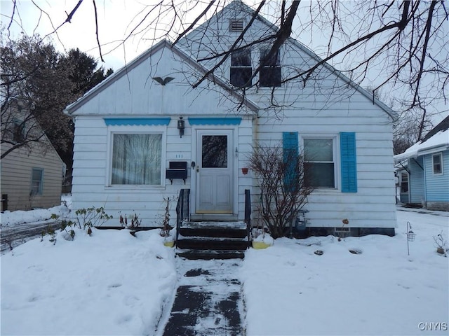 view of bungalow-style house