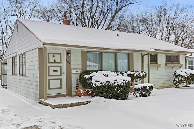 view of front of home