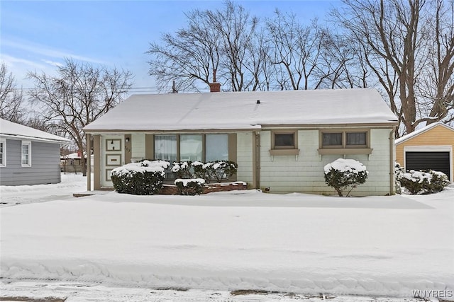 ranch-style house with a garage