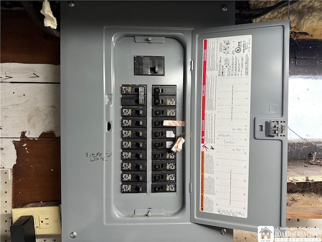 utilities with electric panel