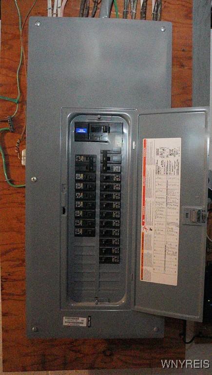 utility room with electric panel