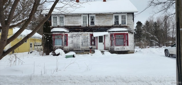 view of front of home