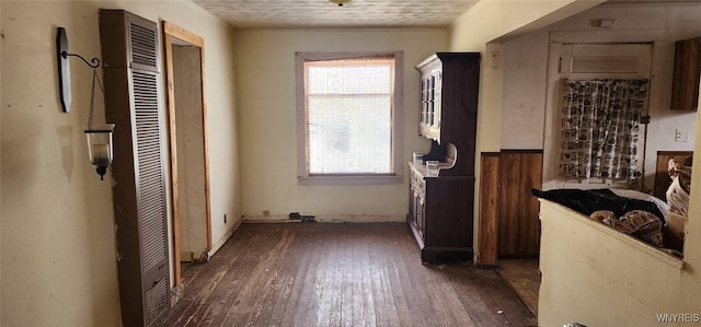 interior space featuring dark hardwood / wood-style flooring