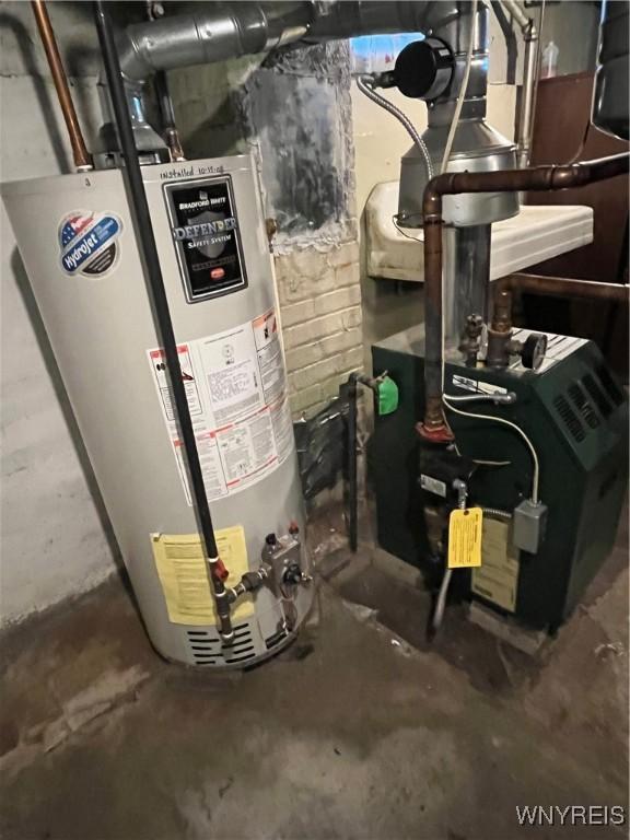 utilities featuring water heater