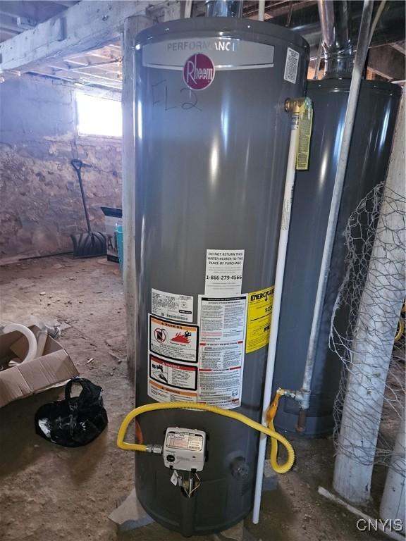 utilities with gas water heater