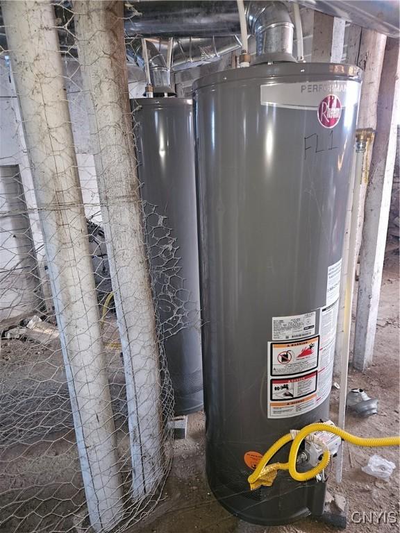 utilities with water heater