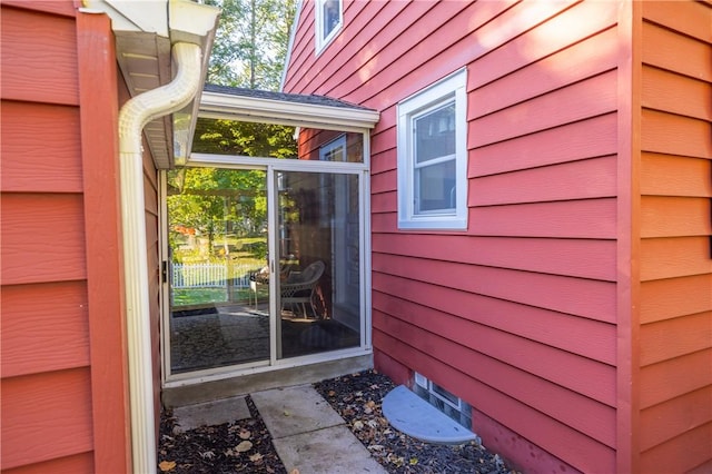 view of property entrance