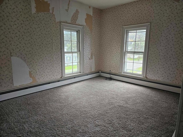 spare room featuring carpet floors