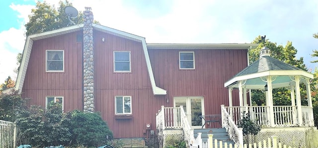 3530 Coats Rd, Hector, NY 14818 - view of front of house with a gazebo