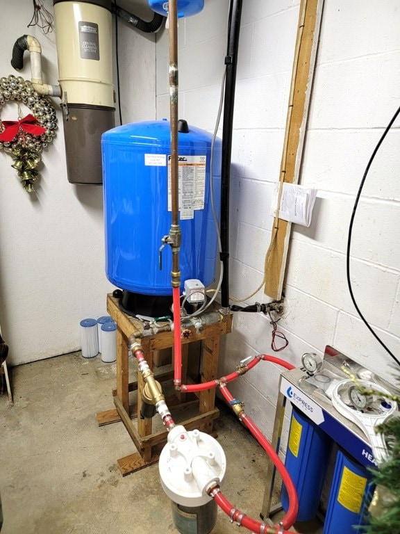 3530 Coats Rd, Hector, NY 14818 - utility room with a central vacuum unit