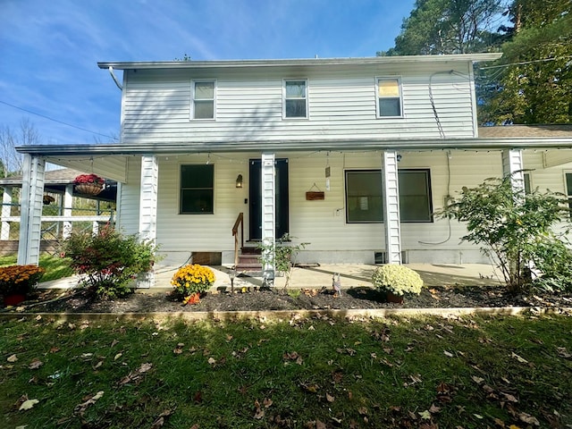 view of front facade with a porch