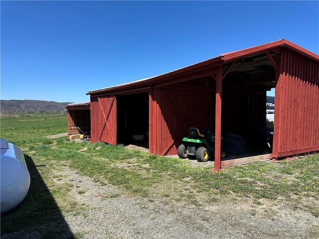 345 Ridge Rd, Veteran, NY 14845 - view of pole building featuring a carport