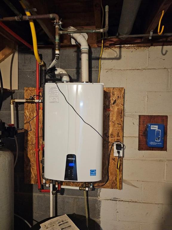 utilities with tankless water heater