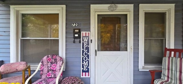 view of entrance to property