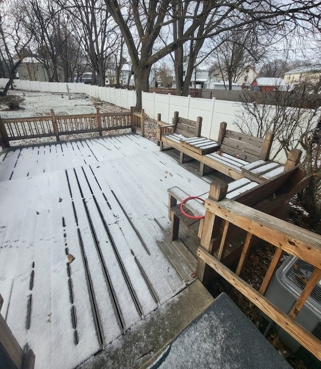 544 S Main St, Elmira-City, NY 14904 - view of snow covered deck
