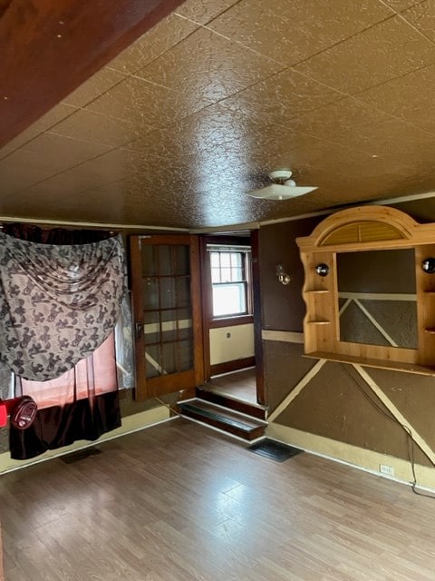 interior space featuring hardwood / wood-style floors