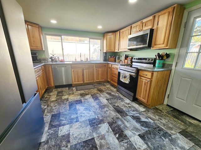 kitchen featuring sink and stainless steel appliances