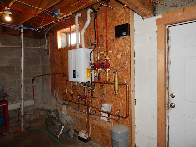 utilities with tankless water heater