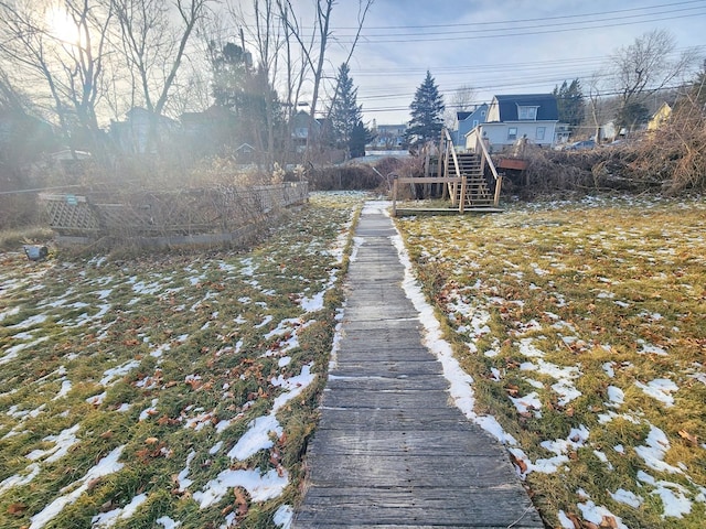 view of dock