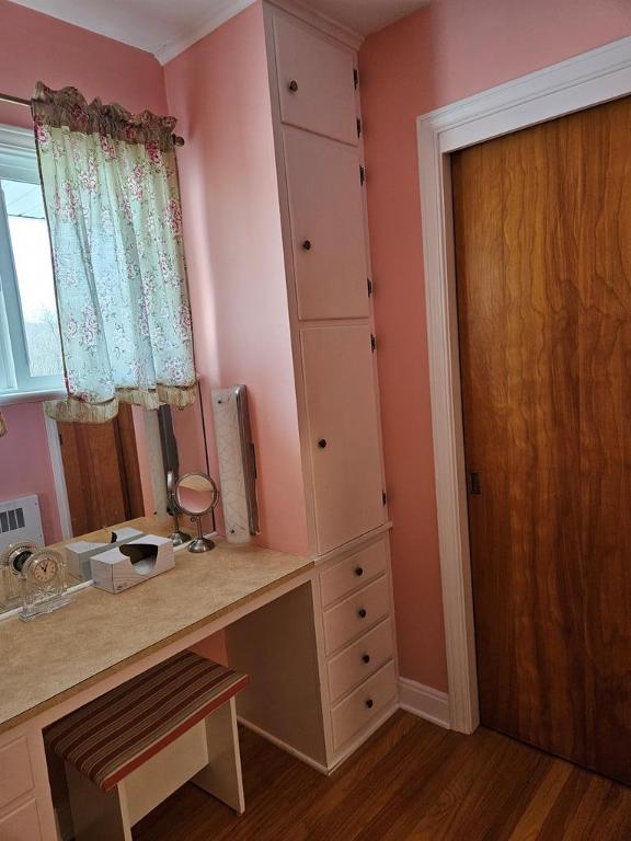 bathroom featuring hardwood / wood-style floors