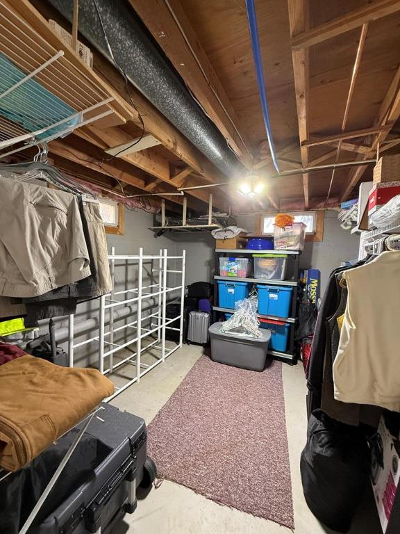 view of storage