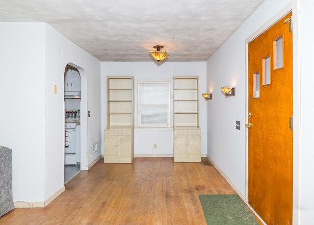 interior space featuring hardwood / wood-style floors