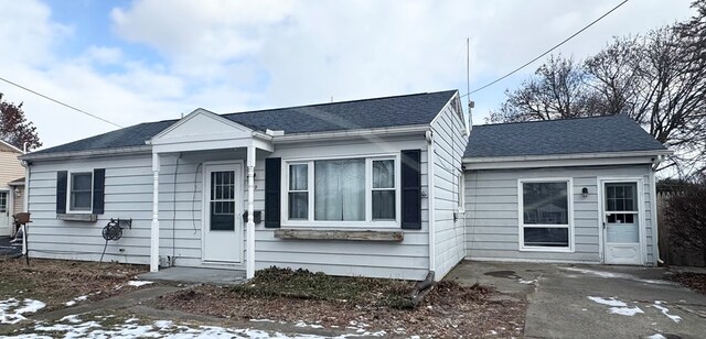 view of bungalow