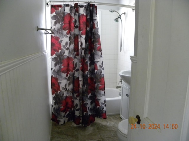 759 Main St, Chemung, NY 14825 - bathroom with shower / tub combo and toilet