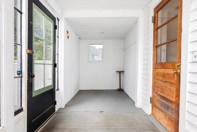 view of storage room