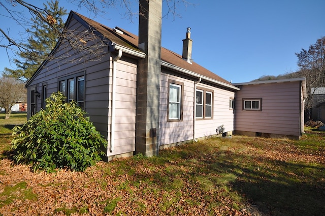 view of side of property