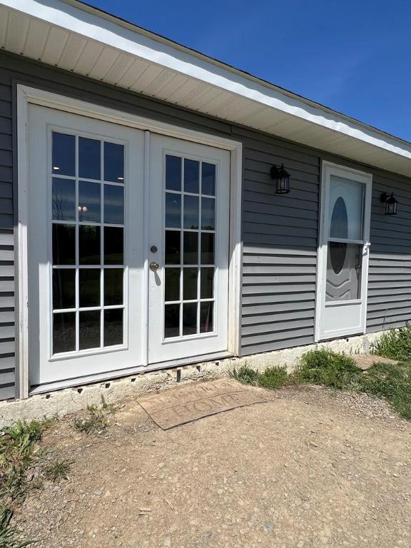 entrance to property with french doors