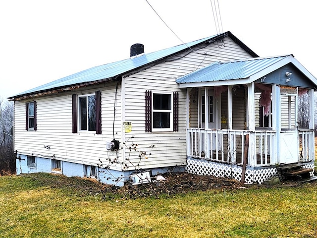 441 Murphy Hill Rd, Catlin, NY 14845 - back of house with a yard