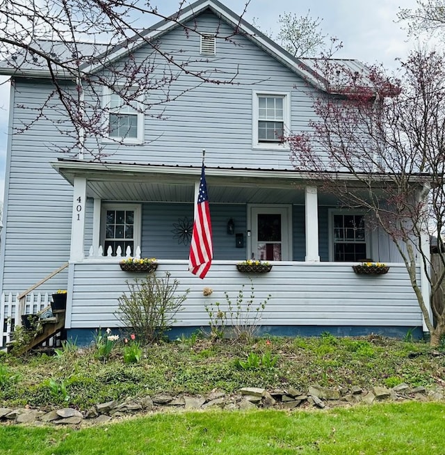 view of front of property