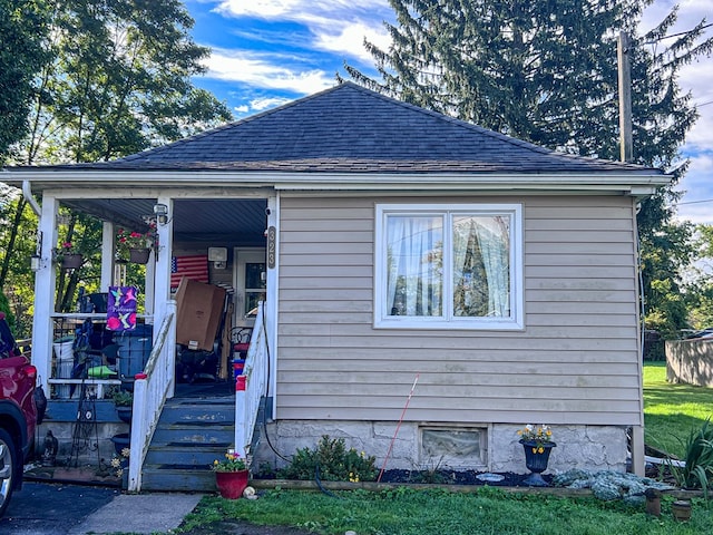 view of front of home