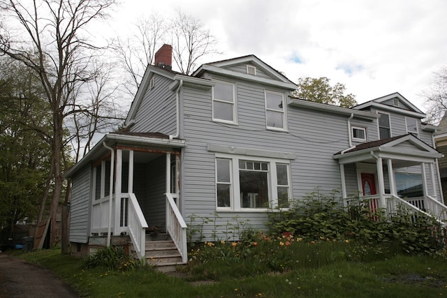 view of front of home