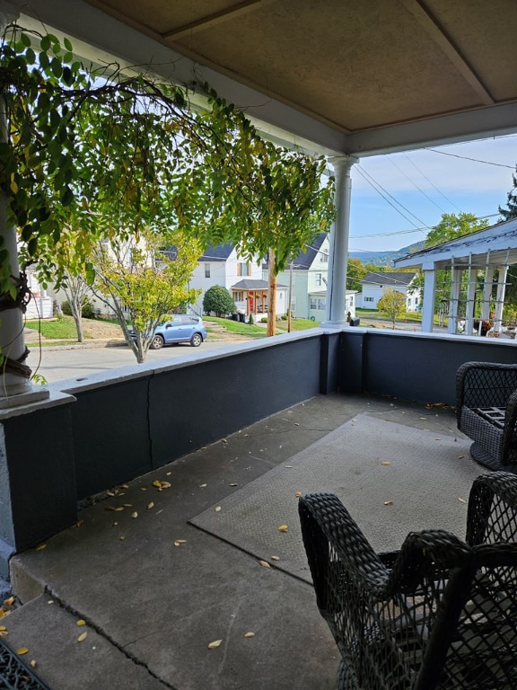 view of patio / terrace with a porch