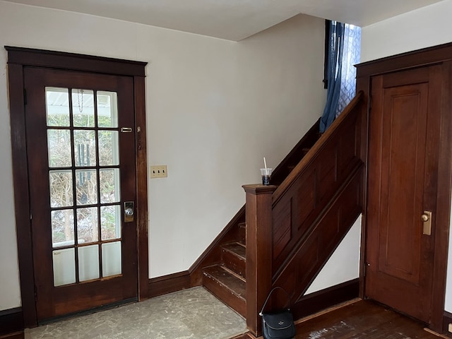 interior space featuring a wealth of natural light