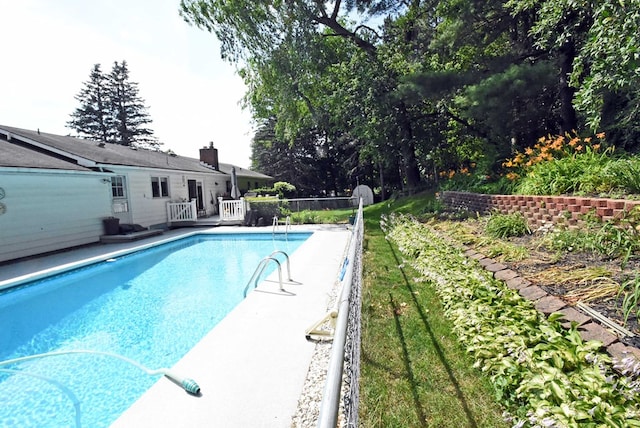 view of pool