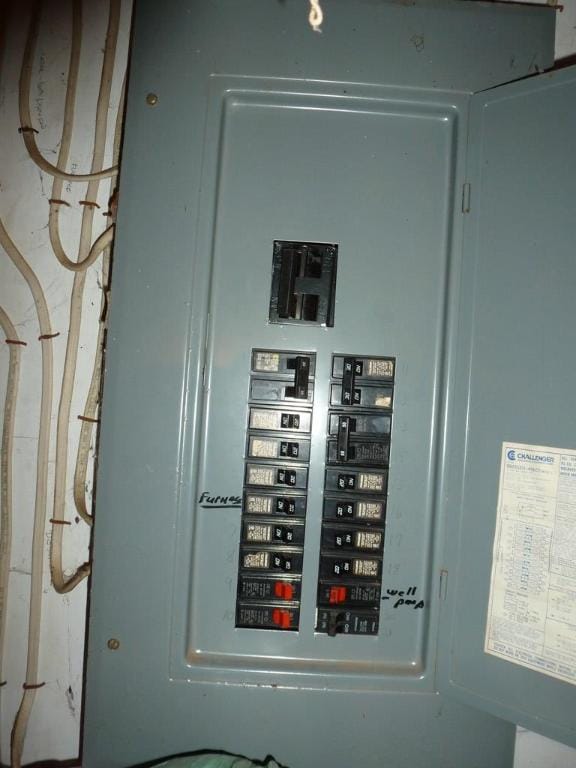 utility room with electric panel