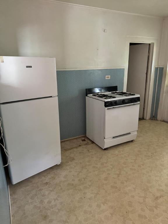 kitchen with white appliances