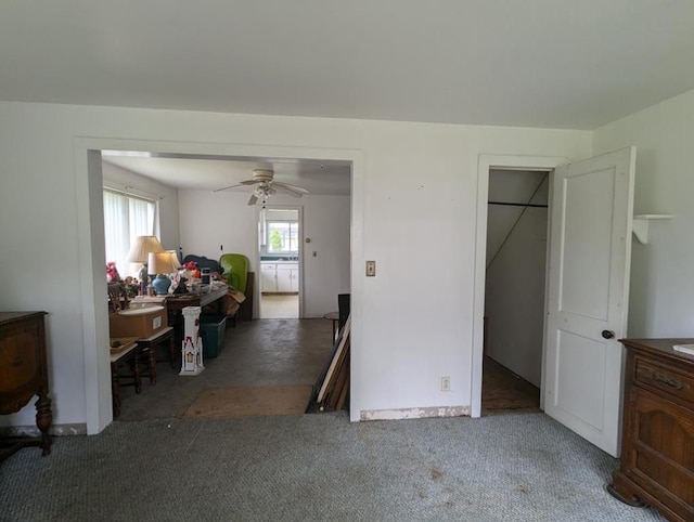 bedroom with carpet floors