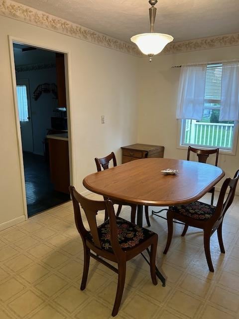 view of dining area