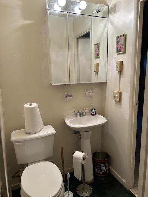 bathroom with toilet