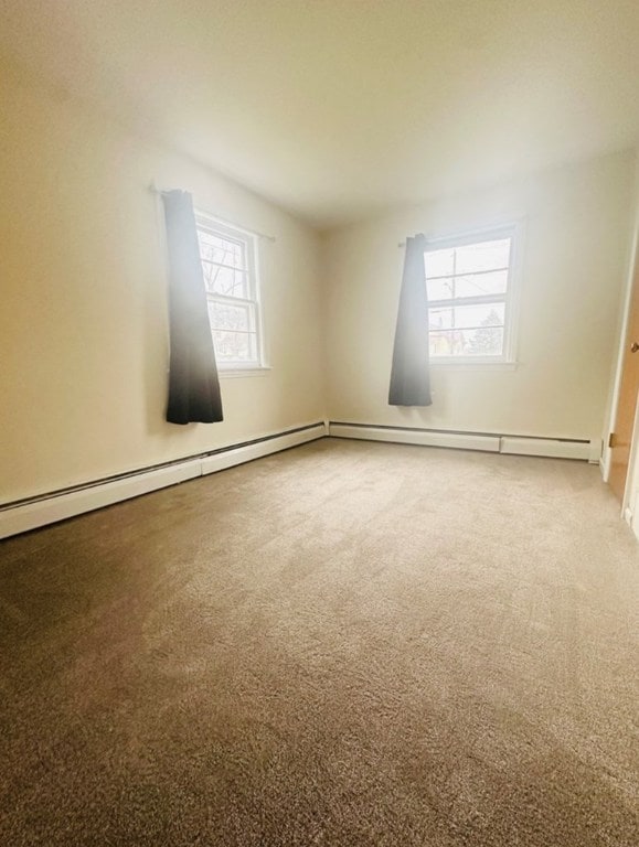 spare room featuring carpet flooring