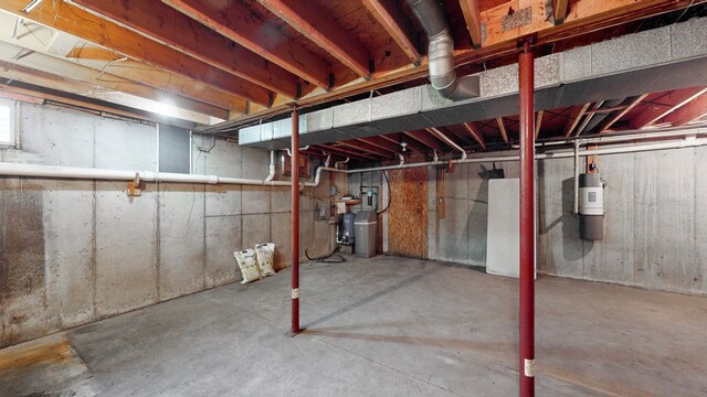 view of basement