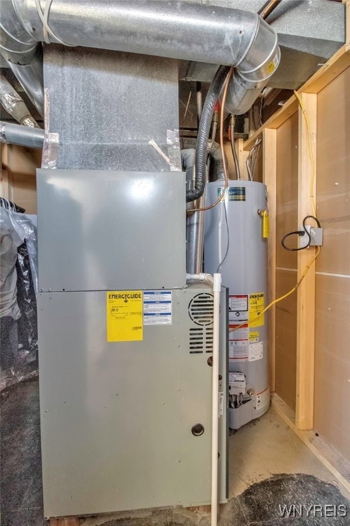 utilities with gas water heater