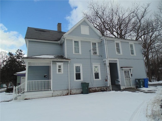 view of front of house with a porch