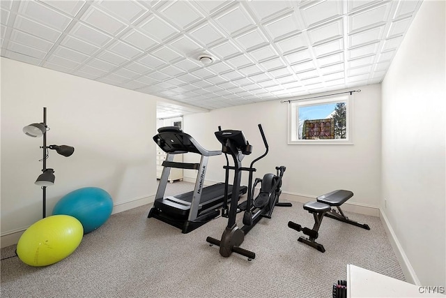 view of exercise room